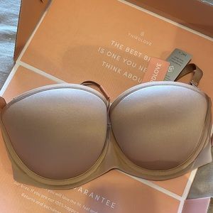 ThirdLove 24/7 Classic Strapless Bra - Taupe
